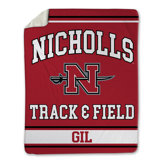 Nicholls State - NCAA Men's Track & Field : Connor Gil - Blanket-0