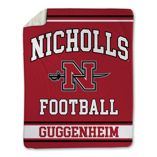 Nicholls State - NCAA Football : Collin Guggenheim - Blanket-0