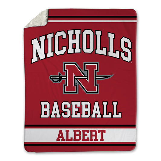 Nicholls State - NCAA Baseball : Sione Albert - Blanket-0