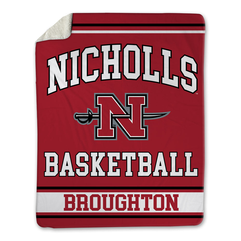Nicholls State - NCAA Women's Basketball : Asia Broughton - Blanket-0