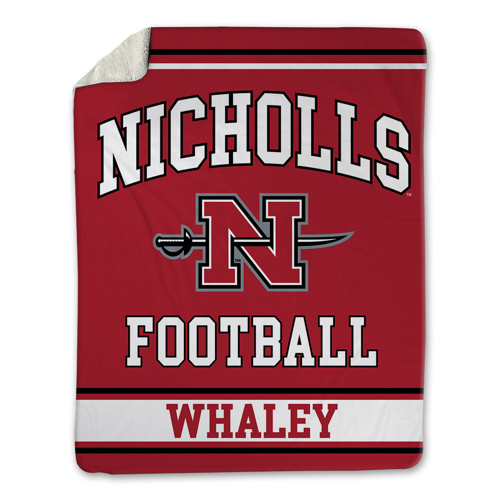 Nicholls State - NCAA Football : Treylin Whaley - Blanket-0