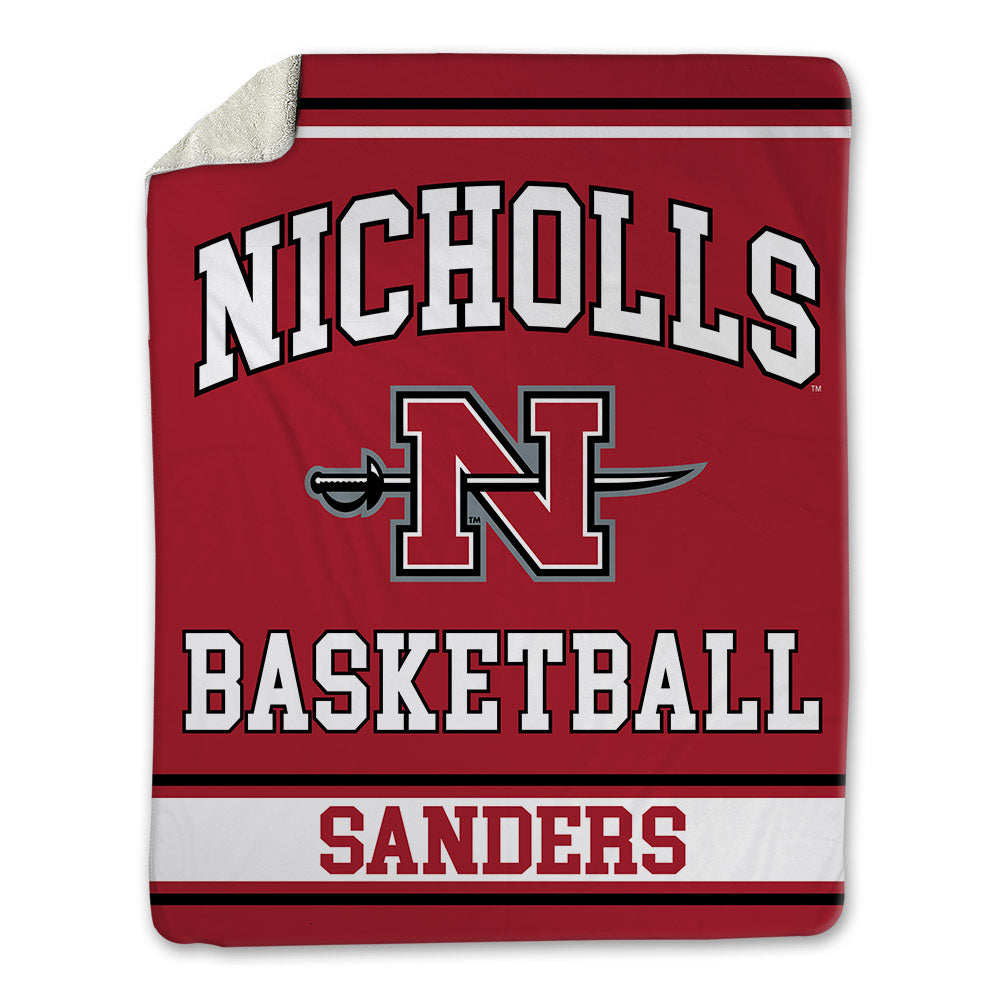 Nicholls State - NCAA Men's Basketball : Grant Sanders - Blanket-0