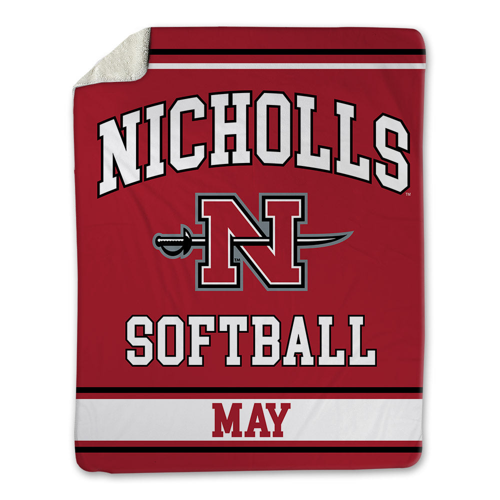 Nicholls State - NCAA Softball : Libby May - Blanket-0