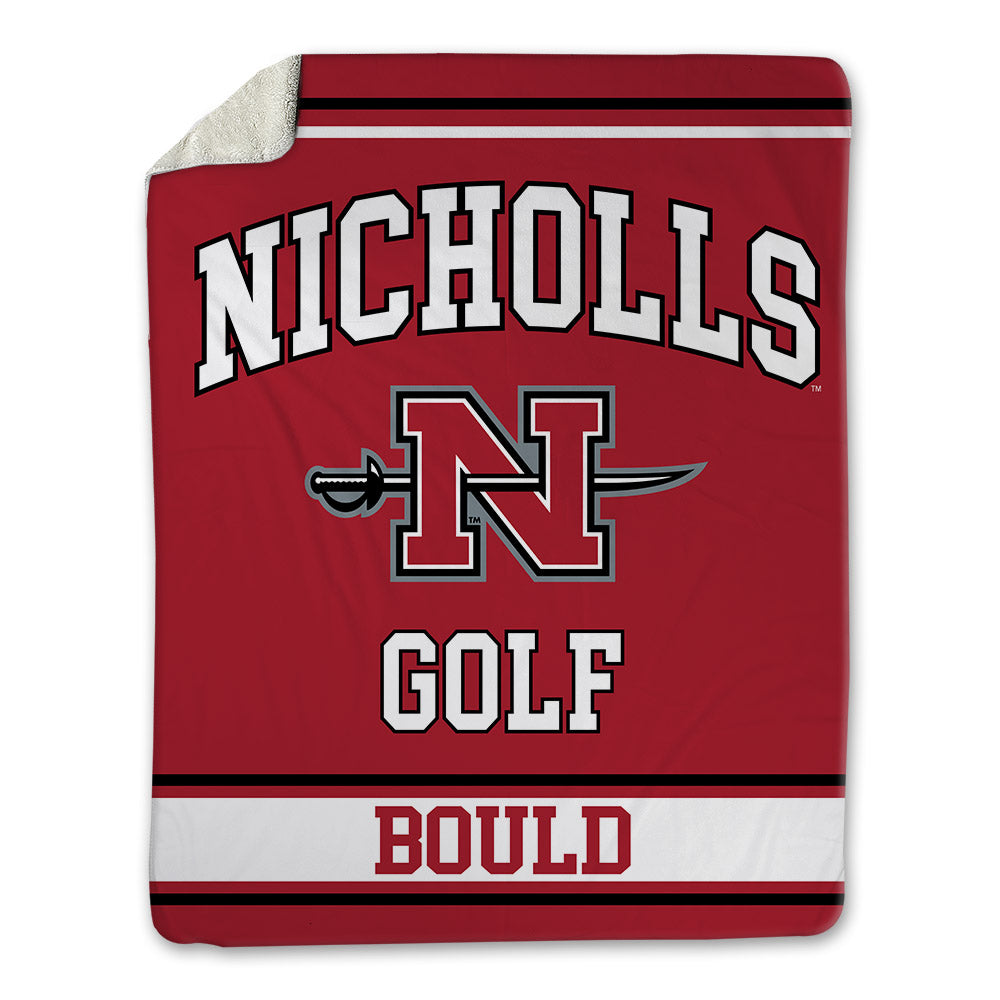 Nicholls State - NCAA Men's Golf : James Bould - Blanket-0