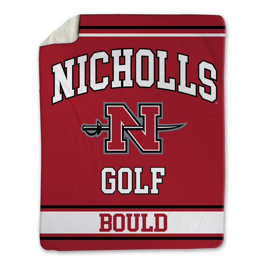 Nicholls State - NCAA Men's Golf : James Bould - Blanket-0