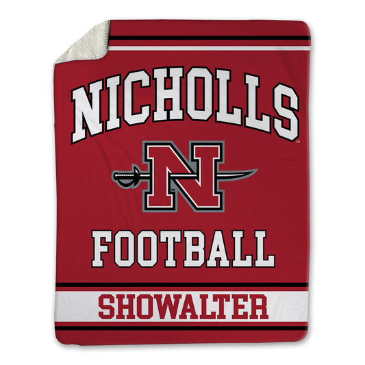 Nicholls State - NCAA Football : Gabriel Showalter - Blanket-0