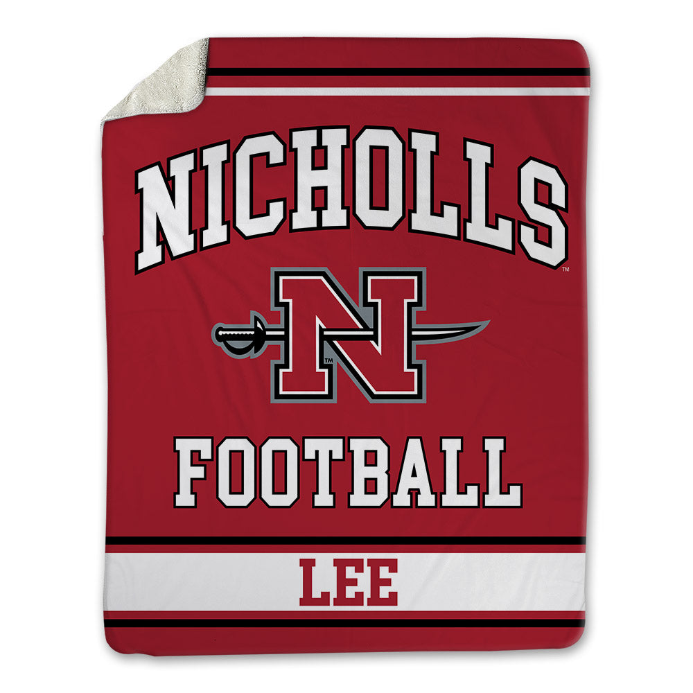 Nicholls State - NCAA Football : Ethan Lee - Blanket-0