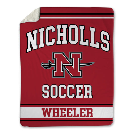 Nicholls State - NCAA Women's Soccer : Alyssa Wheeler - Blanket-0
