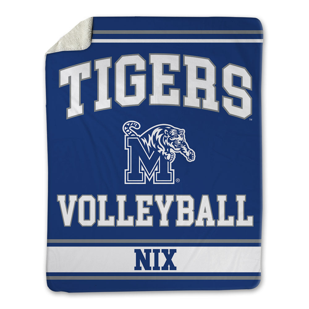 Memphis - NCAA Women's Volleyball : Courtney Nix - Blanket-0