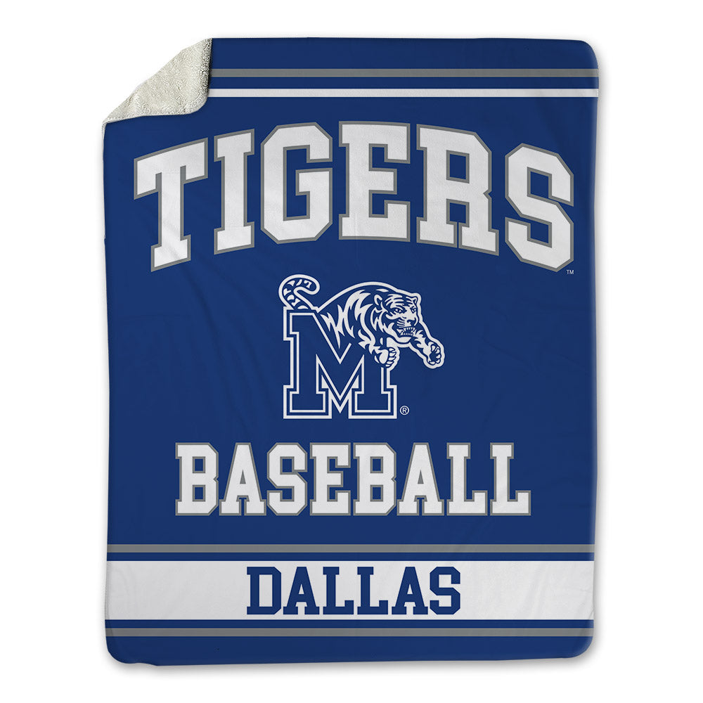 Memphis - NCAA Baseball : Michael Dallas - Blanket-0