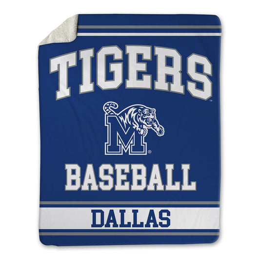 Memphis - NCAA Baseball : Michael Dallas - Blanket-0