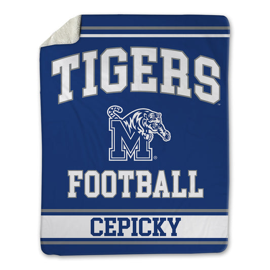 Memphis - NCAA Football : Gabriel Cepicky - Blanket-0