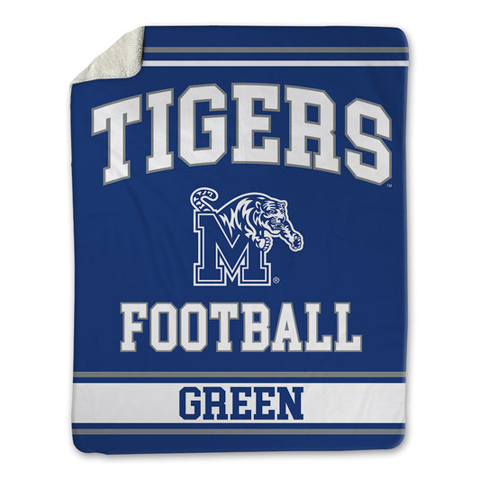 Memphis - NCAA Football : Isaiah Green - Blanket-0