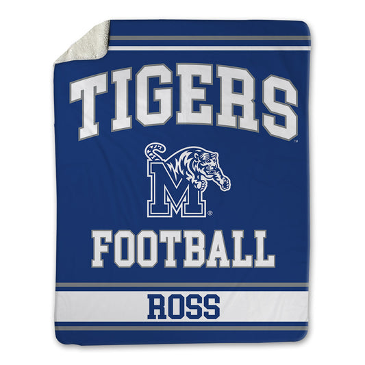Memphis - NCAA Football : Christian Ross - Blanket-0