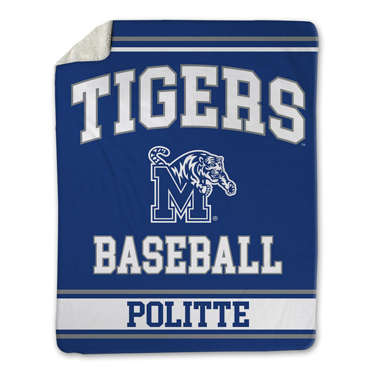 Memphis - NCAA Baseball : Michael Politte - Blanket-0