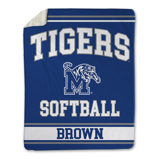Memphis - NCAA Softball : Faith Brown - Blanket-0