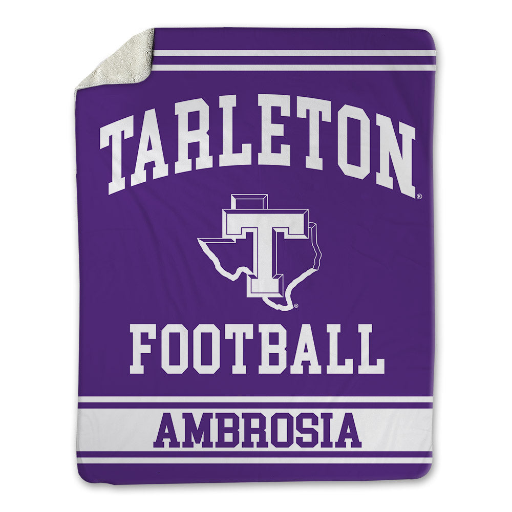 Tarleton State - NCAA Football : Alec Ambrosia - Blanket-0