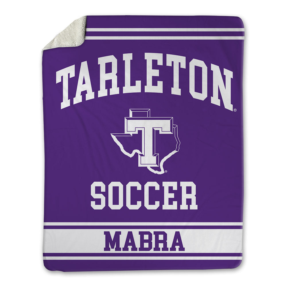Tarleton State - NCAA Women's Soccer : Paisley Mabra - Blanket-0