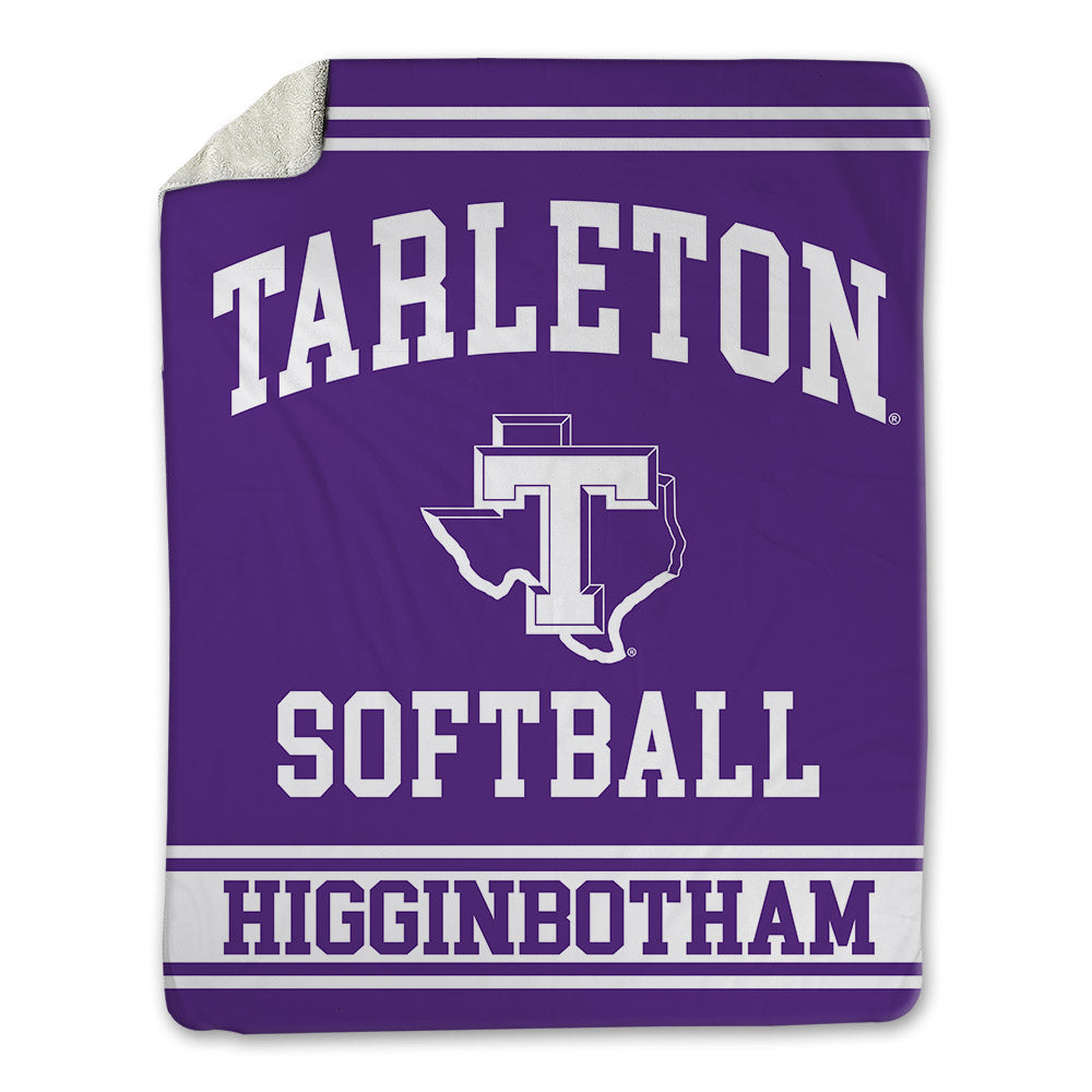 Tarleton State - NCAA Softball : Alyson Higginbotham - Blanket-0