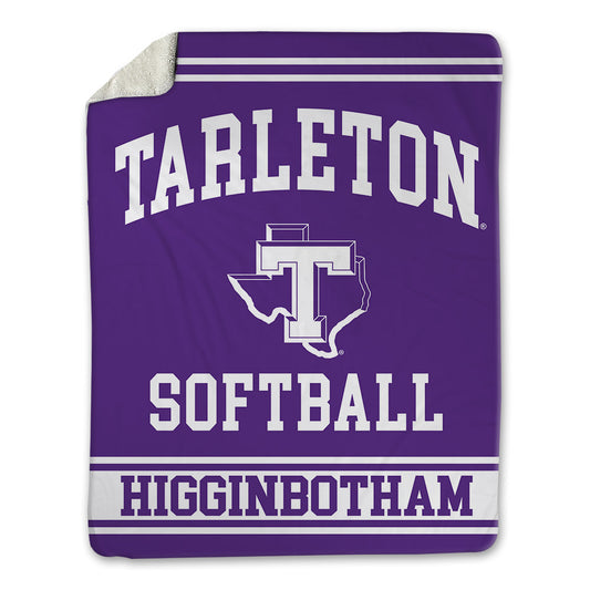 Tarleton State - NCAA Softball : Alyson Higginbotham - Blanket-0