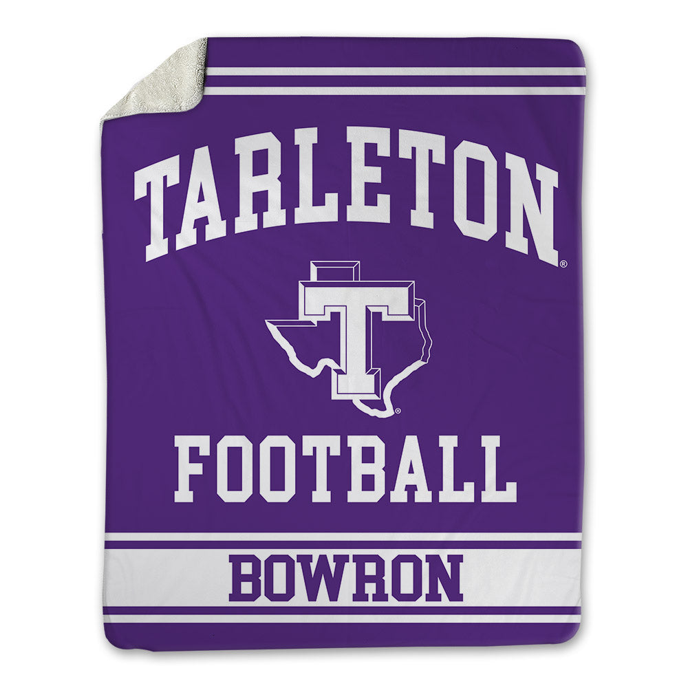 Tarleton State - NCAA Football : Wheeler Bowron - Blanket-0