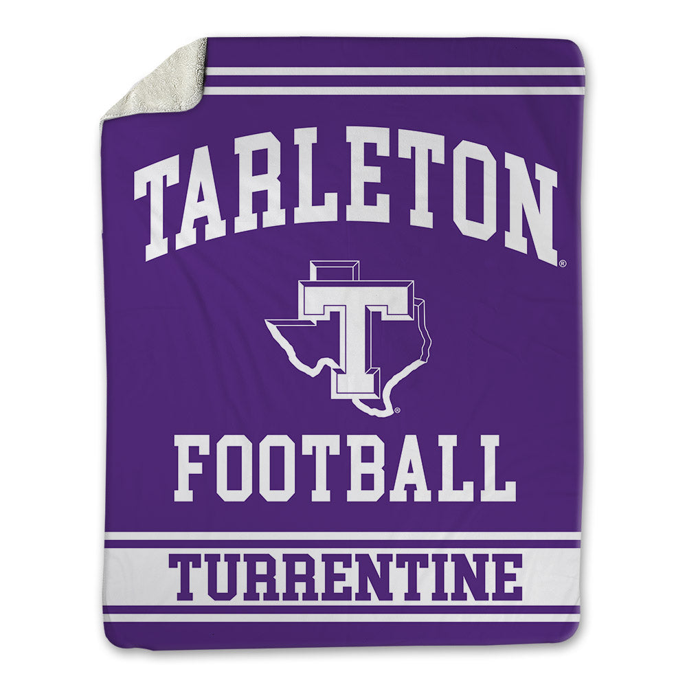 Tarleton State - NCAA Football : James Turrentine - Blanket-0
