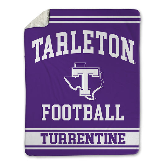 Tarleton State - NCAA Football : James Turrentine - Blanket-0