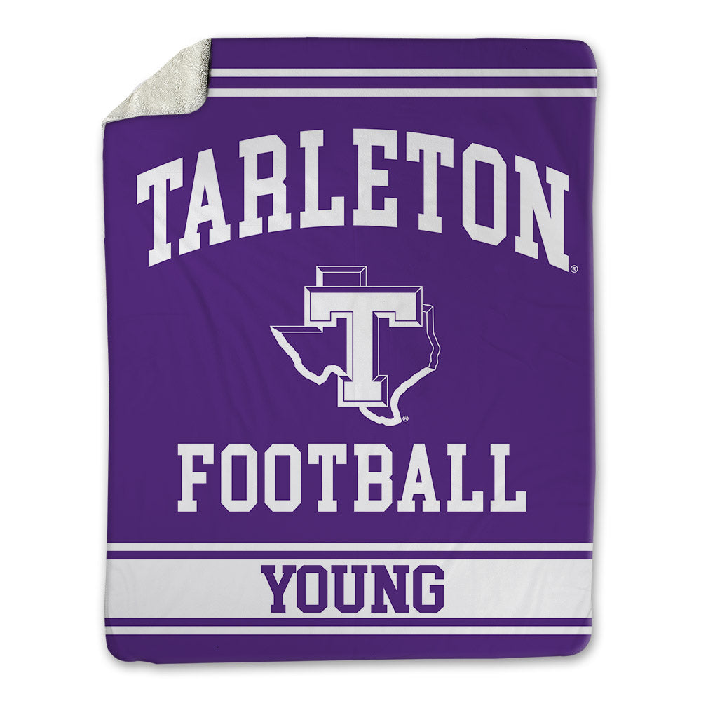 Tarleton State - NCAA Football : Tiar Young - Blanket-0