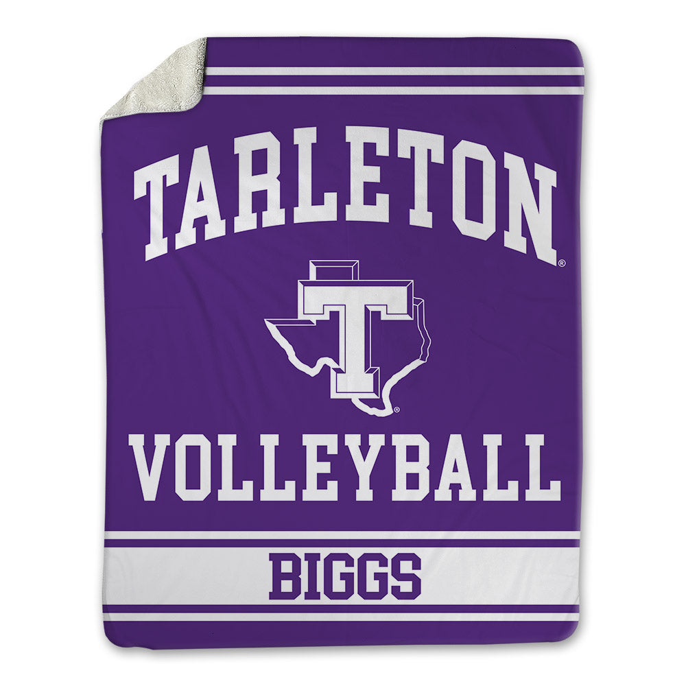 Tarleton State - NCAA Women's Volleyball : Taylynn Biggs - Blanket-0
