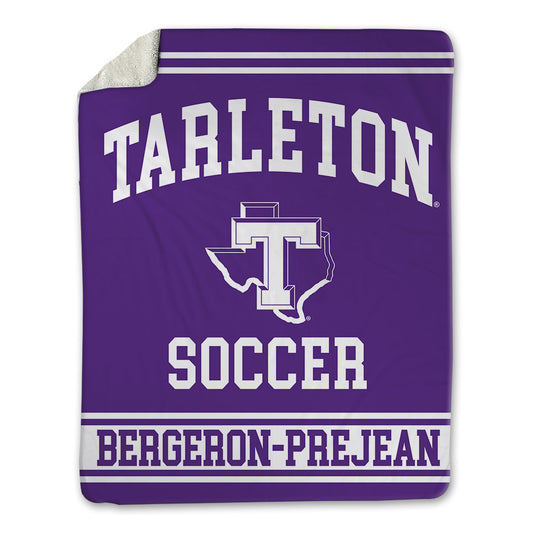 Tarleton State - NCAA Women's Soccer : Isa Bergeron-Prejean - Blanket-0