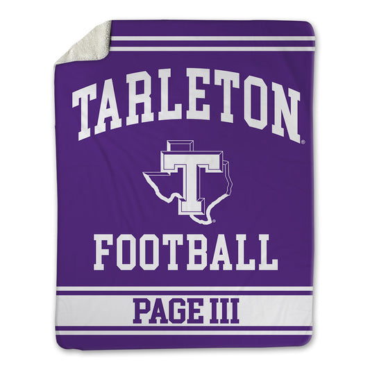 Tarleton State - NCAA Football : Tre Page III - Blanket-0