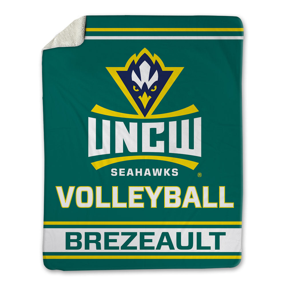 UNC Wilmington - NCAA Women's Volleyball : Alexa Brezeault - Blanket-0