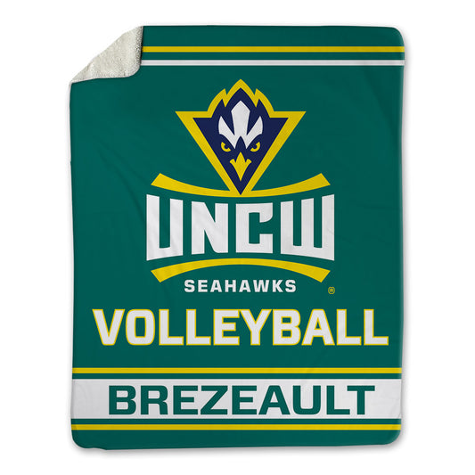 UNC Wilmington - NCAA Women's Volleyball : Alexa Brezeault - Blanket-0