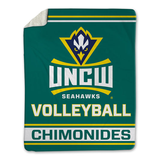 UNC Wilmington - NCAA Women's Volleyball : Rania Chimonides - Blanket-0
