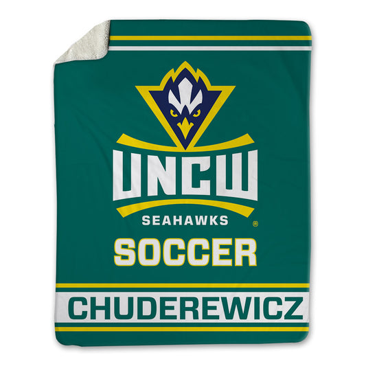 UNC Wilmington - NCAA Women's Soccer : Ava Chuderewicz - Blanket-0