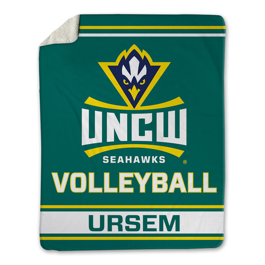 UNC Wilmington - NCAA Women's Volleyball : Marnie Ursem - Blanket-0