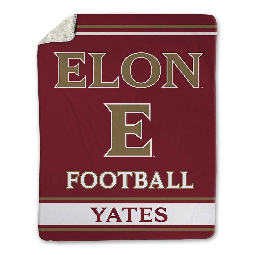Elon - NCAA Football : Cordaway Yates - Blanket-0