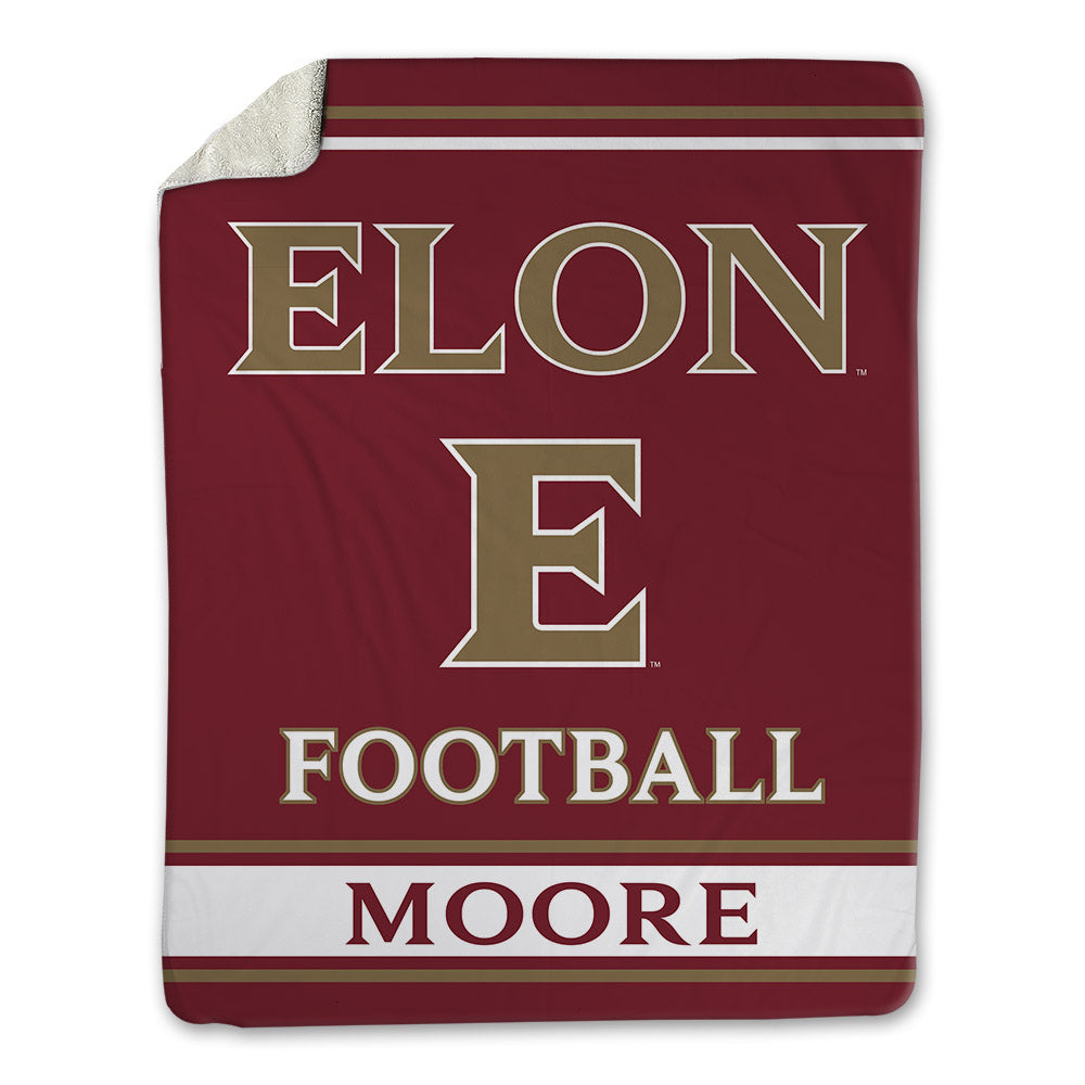 Elon - NCAA Football : Cazeem Moore - Blanket-0