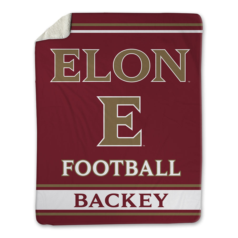 Elon - NCAA Football : Landyn Backey - Blanket-0