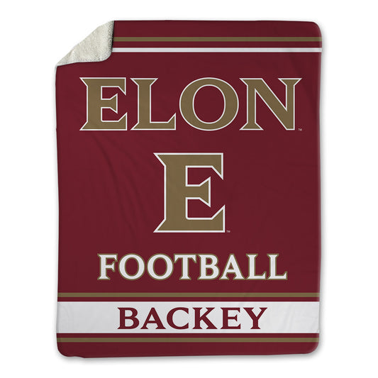 Elon - NCAA Football : Landyn Backey - Blanket-0