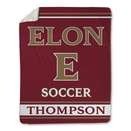 Elon - NCAA Men's Soccer : Diego Thompson - Blanket-0