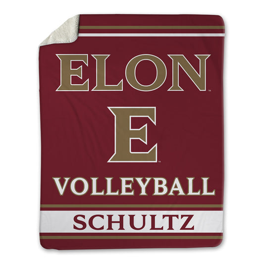 Elon - NCAA Women's Volleyball : Allie Schultz - Blanket-0