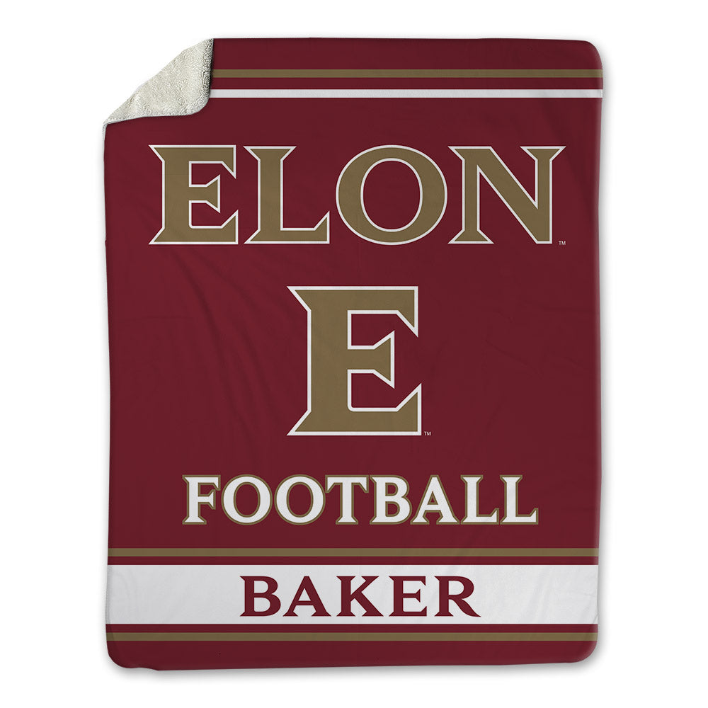 Elon - NCAA Football : Rushawn Baker - Blanket-0