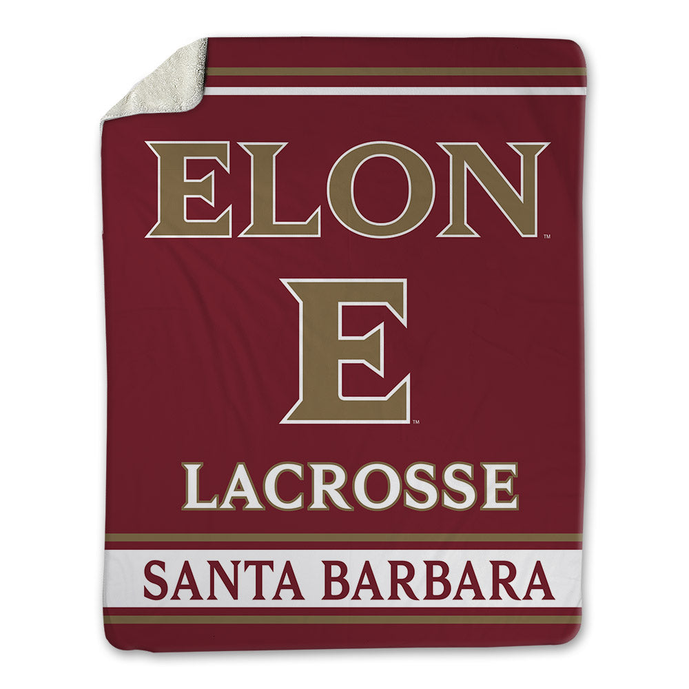 Elon - NCAA Women's Lacrosse : Mj Santa Barbara - Blanket-0
