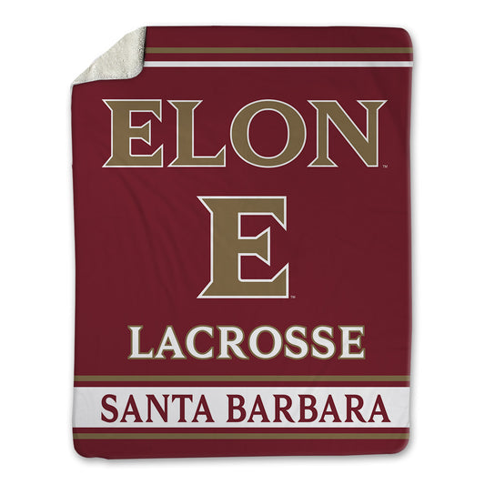 Elon - NCAA Women's Lacrosse : Mj Santa Barbara - Blanket-0