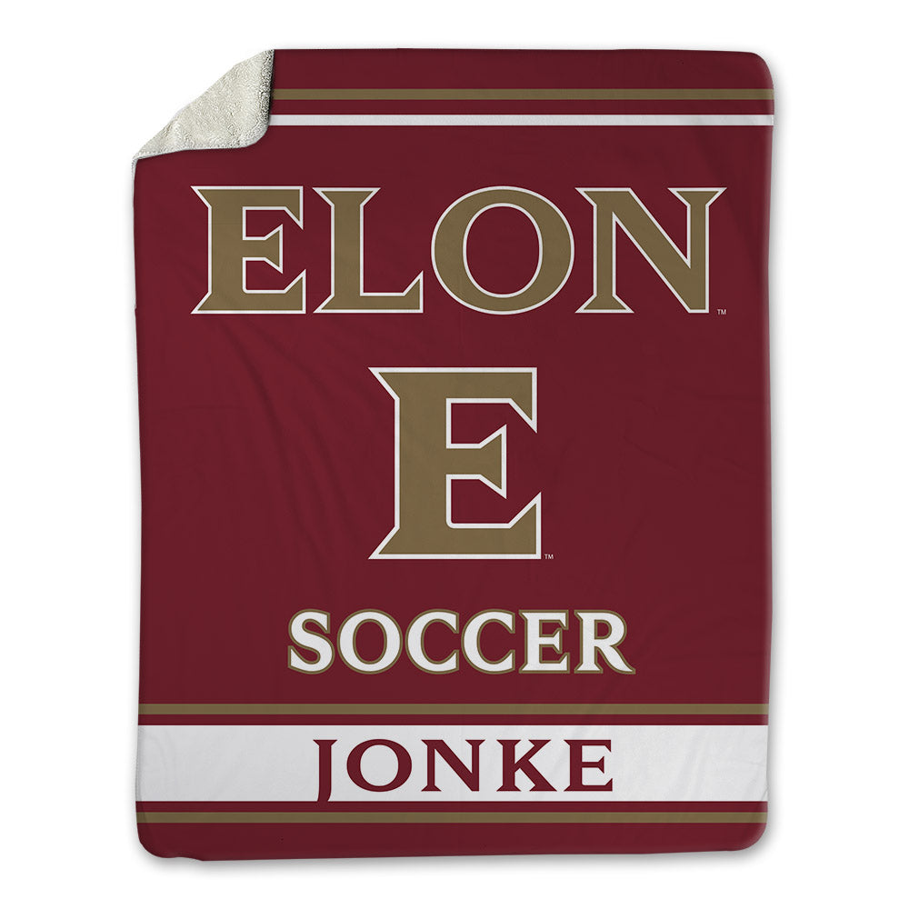 Elon - NCAA Men's Soccer : Weston Jonke - Blanket-0