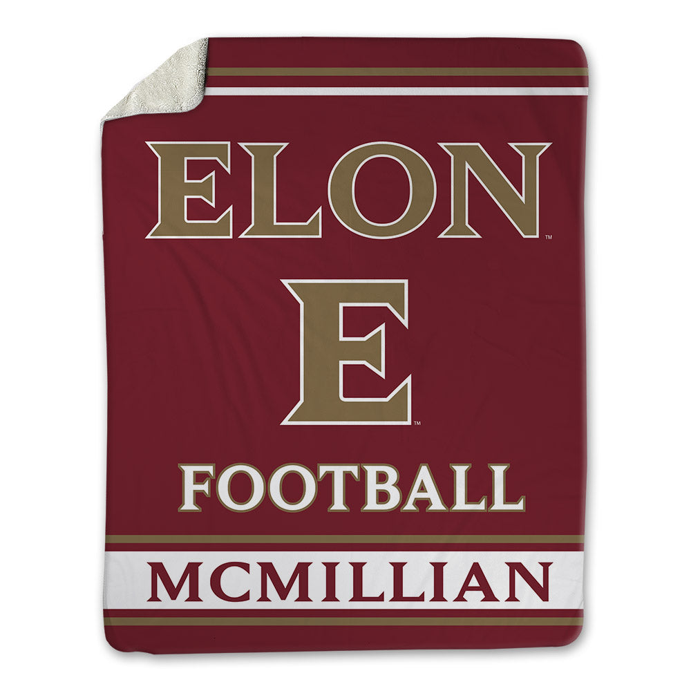 Elon - NCAA Football : Kenaz McMillian - Blanket-0