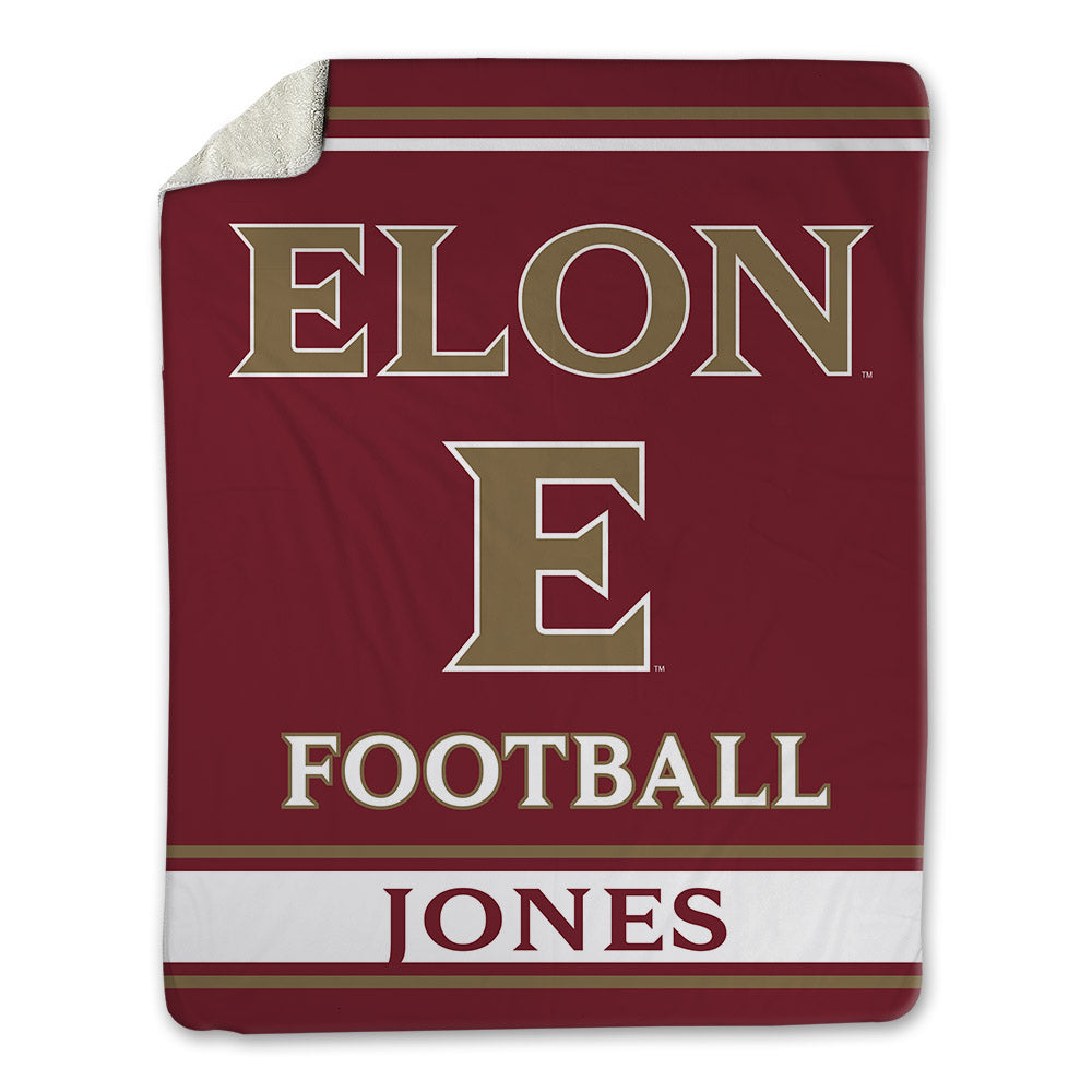 Elon - NCAA Football : Eric Jones - Blanket-0