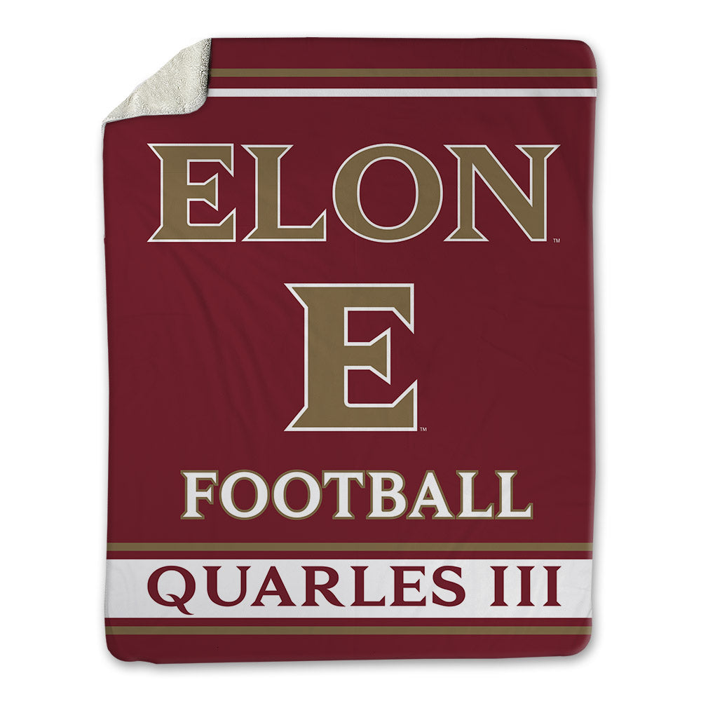 Elon - NCAA Football : Douglas Quarles III - Blanket-0