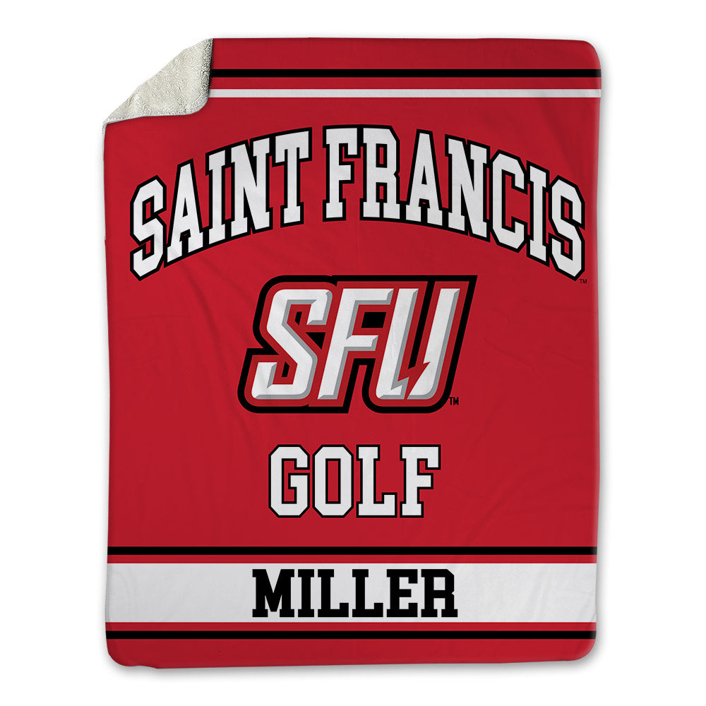 St. Francis - NCAA Men's Golf : Joseph Miller - Blanket-0